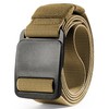 Papaanils Mens Nylon Stretch Web Belts, Mens Casual Belt for