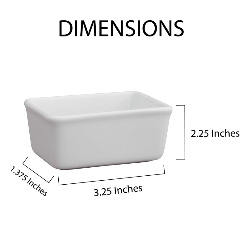 HIC Kitchen Sugar Packet Holder, Fine Porcelain, For Serving Sugar