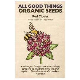 Red Clover (Trifolium Pretense) Seeds (~825): Certified Organic, Non-GMO, Heirloom, Open Pollinated Seeds from The United States