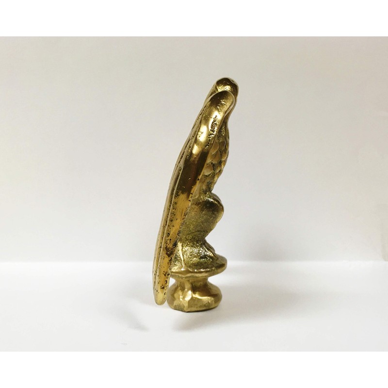Lamp Finial-Solid Cast Brass Eagle Highly Detailed W/Dual Threads, WB