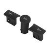 3Pcs set Radio Volume Adjust Control Button Knob Replacement for