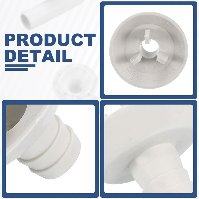 sourcing map 5Pcs Air Conditioner Drain Hose Connectors Elbow Fitting