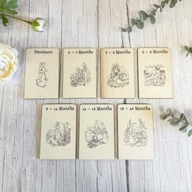 Luck and Luck Peter Rabbit Baby Clothes Drawer Dividers, Nursery Gift, Nursery Keepsake, Baby Shower Keepsake Gift, New Born Gift, First Outfit