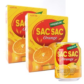 LOTTE Variety Fruits Juice Box Deal - SACSAC, RICE PUNCH, PEAR JUICE - (SACSAC ORANGE, 24 CANS)