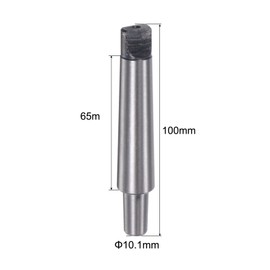 sourcing map Morse Taper Adapter MT2 to B12 Tang End Shank Adapter Morse Taper 2MT 12B for Lathes and Drill Presses Carbon Steel
