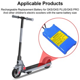 25.2V Li-ion Scooter Battery - Compatible with Gotrax GKS/GKS Plus/GKS PRO Scooters, 2600mAH Capacity High Performance Electric Scooter Battery Pack