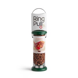 Ring-Pull Small Bird Feeder for Peanuts - Green