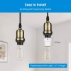 DEWENWILS Light Sensor Socket for Light Fixtures,Dusk to Dawn Light