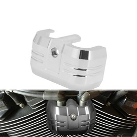 HCmotorku Motorcycle Ignition Coil Cover Fit for Harley Softail Breakout FXBRS Street Bob FXDB Fat Boy FLSTF Standard FLSB Low Rider FLS 2018-Up (Chrome)
