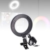 16cm LED USB Circle Light RGB Fill Light with Clamp