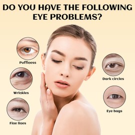 3PCS Erases Eye Bags Within Minutes, Under Eye Balm Stick for Under EyesBags,Turmeric Eyes Cream,Moisturizing Under Eyes-Balm for Travel Care Serum for Women