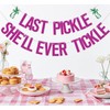 SJcysrilla Bachelorette Party Decorations Last Pickle She'll Ever Tickle Banner