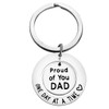 Sobriety Dad Keyring Gifts Father's Day Inspirational Keychain Gift for