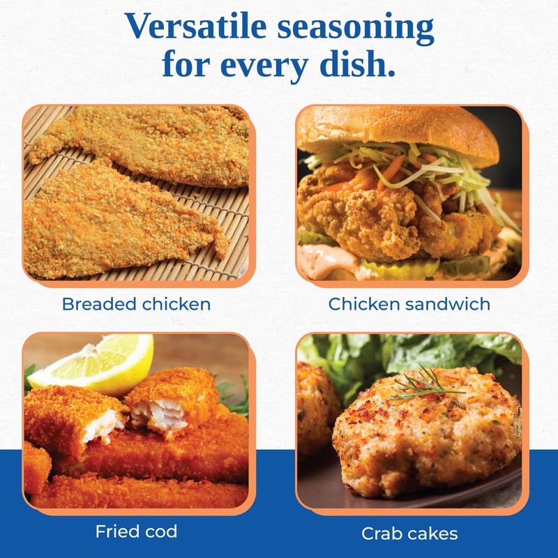 Chef Paul Magic Seasoning Blends Breading Magic | Crispy, Flavorful