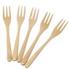 White House Wooden Pasta Forks, Set of 5, Length 193mm