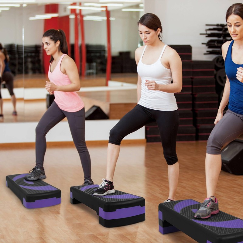 BalanceFrom Aerobic Exercise Step Platform, Home & Gym Workout Stepper,