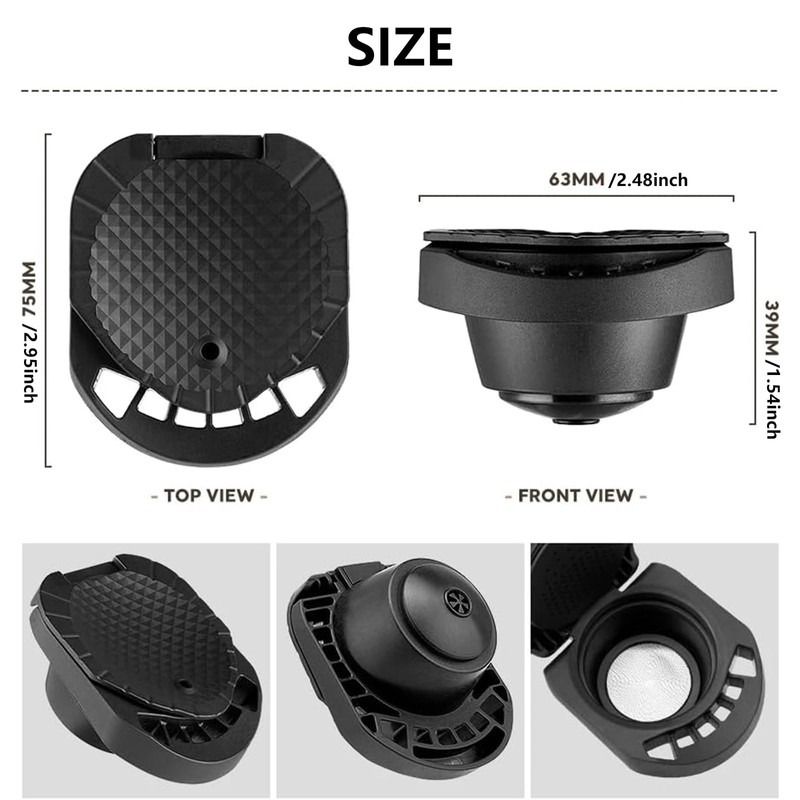 Reusable Coffee Pods Coffee Capsule Converter Refillable Coffee Capsule Adapter
