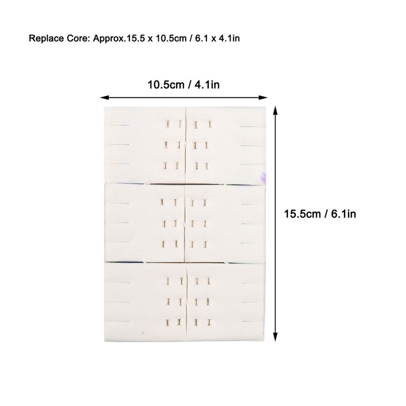 Disposable Toilet Brush Replacement Refills Toilet Brush Wand Refills 12