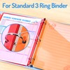 Forvencer 5 Count Dividers with Pockets, 5 Tab Dividers for