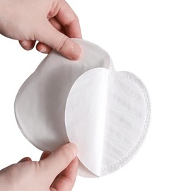 Ultra-thin sweat-absorbing pads, men's and women's armpit sweat pads [100 pieces] disposable armpit pads, comfortable, odorless, invisible, high-grade sweat-proof shields, (50 pieces of one size)