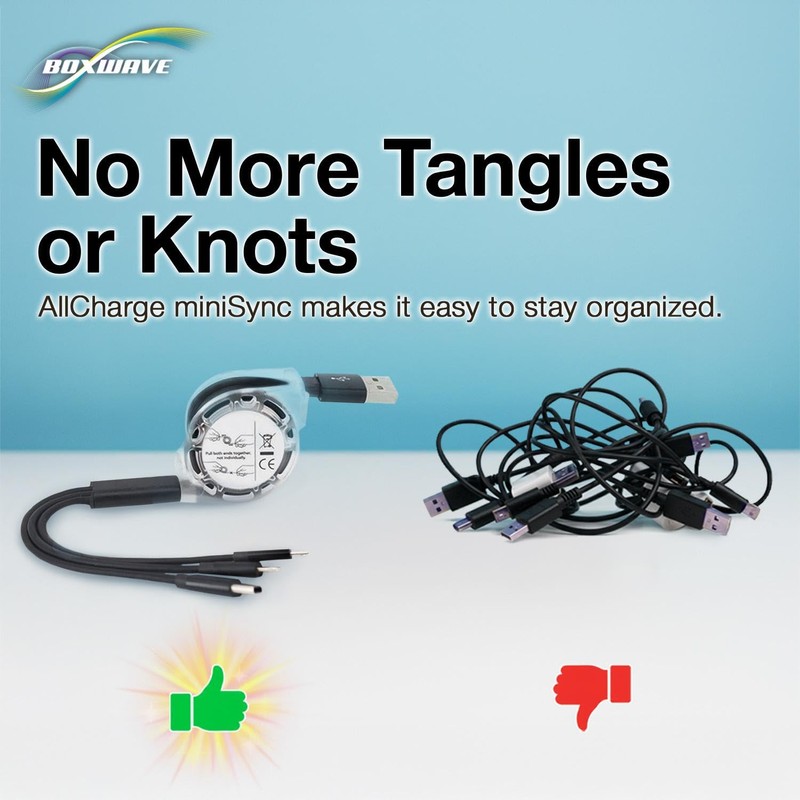 BoxWave Cable Compatible with Flextail Tiny Bike Pump - AllCharge