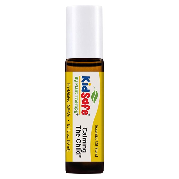 Plant Therapy KidSafe Calming The Child Essential Oil Blend - Relaxation and Soothing Blend - Pure, KidSafe Pre-Diluted Roll-On 10mL