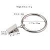 Coideal Curtain Rings with Clips Silver 55mm,10 Pack Extra Large