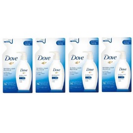Dove Moisture Milk Cleansing, Refill 6.3 fl oz (180 ml) x 4 Packs