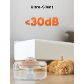 WOPET Cat Water Fountain Pump for W03 Lite Cat Fountain, Wired Cat Fountain Pump Replacement