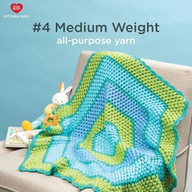 RED HEART Soft Baby Steps Yarn, Baby Blue