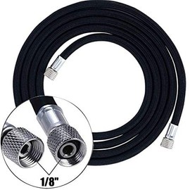 urlife Air Hose for Airbrush Connection, Nylon Braided Hose, Standard 1/8 Thread Specification, Flexible, Airbrush U-Ab-cab 3.7 ft (1.2 m)