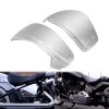 HDBUBALUS 2x Chrome Battery Fairing Side Cover Fits For Harley