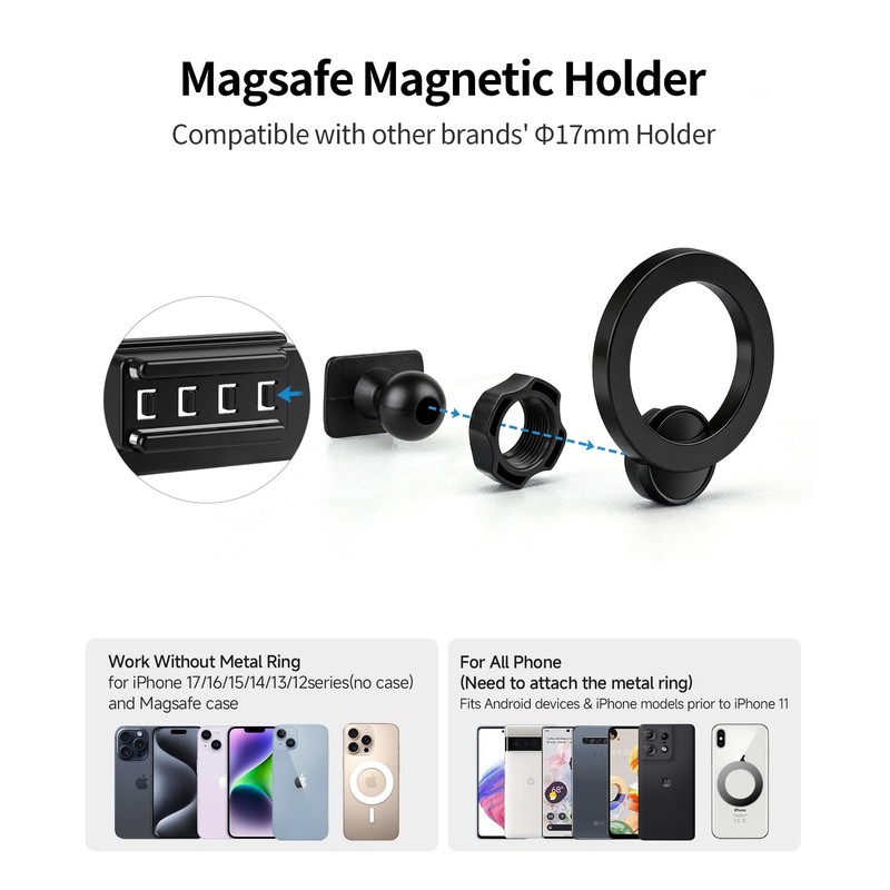 Car Phone Holder for Toyota Camry/Hybrid 2021-2024 Magsafe Accessories