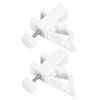 Kelepu Curtain Rods Frame Multifunctional Curtain Hooks for Windows Rod