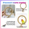 Bird Rope Perch Gradient Bendable 3Pcs Stand Bird Cage Climbing