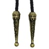 Bowties.jp prt0169 Western Native American Style Wolf Loop Tie Necklace,