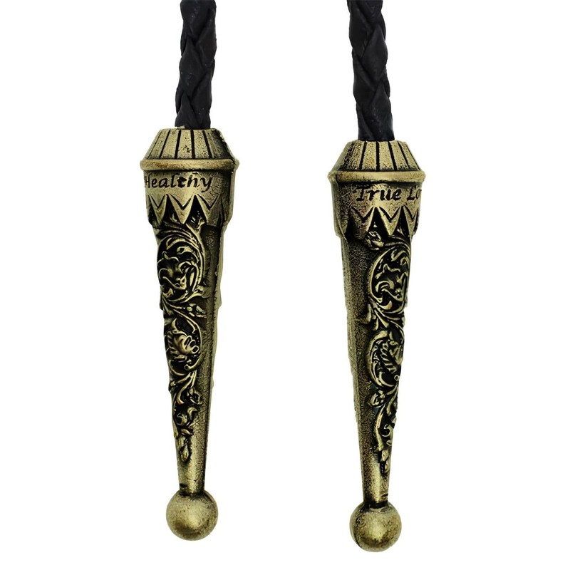Bowties.jp prt0169 Western Native American Style Wolf Loop Tie Necklace,
