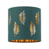 Set of 2 Dark Green Table Lamp Shades, Lampshades for