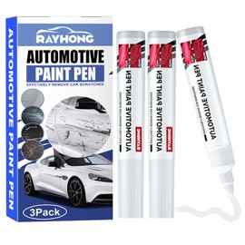 DELAIHUIL Auto Lackstift Weiß, 3 StüCk Lackreparaturstift Auto Reparatur Lack, Lackstifte FüR Auto Kratzer，Autolackstift Weiß，Autolackierstift, Autolackstift, Autoreparaturpinsel, Lackreparatur