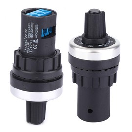 Fdit 2K Potentiometer Adjustable Potentiometer High Accuracy Black Rotary Surface Mount