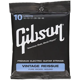 Gibson Gear Vintage Reissue Electric Guitar Strings, Light (10-46)