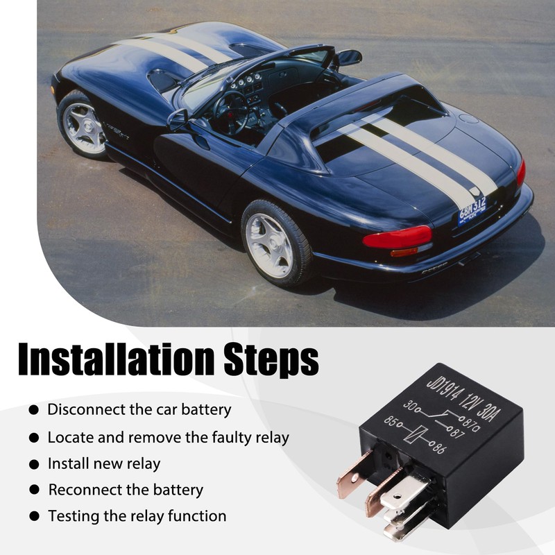 JA&MIU 3PCS 4671168E 72472M 5 pin 12 Volt DV SPDT