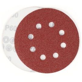 Toowood 5 Inch With 8 Holes Dustless Hook-and-Loop Circular Sanding Discs Sandpaper