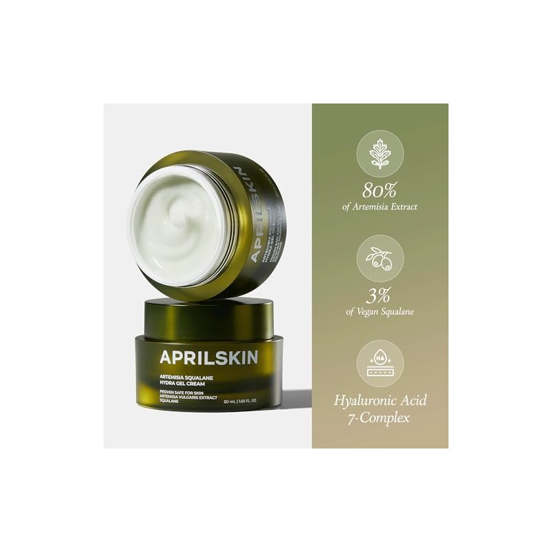 Aprilskin Crema Gel Hidratante Artemisia Squalane Piel Seca Sensible Propensa