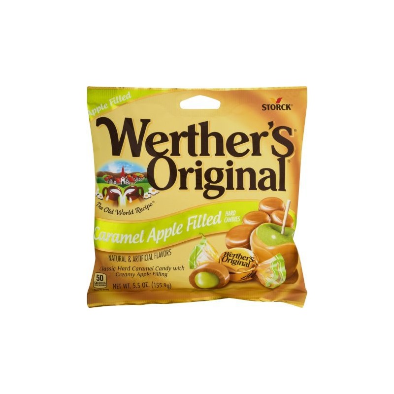 Werther's Original, Creamy Caramel Apple Filled Hard Candy, 5.5 Ounce