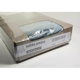 Ikea HARLANDA Footstool Ottoman w/Storage Cover Ljungen Light Green 004.552.17