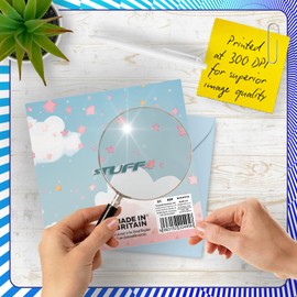 35th Anniversary Card for Women Men - Bears & Clouds - Happy 35 Year Wedding Anniversary Card for Companion Wife Partner Husband, 145mm Anniversaries Greeting Cards