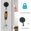 Guojanfon Ornament Hooks,Magnetic Wreath Hanger,Heavy Duty Magnet Hook Holds up