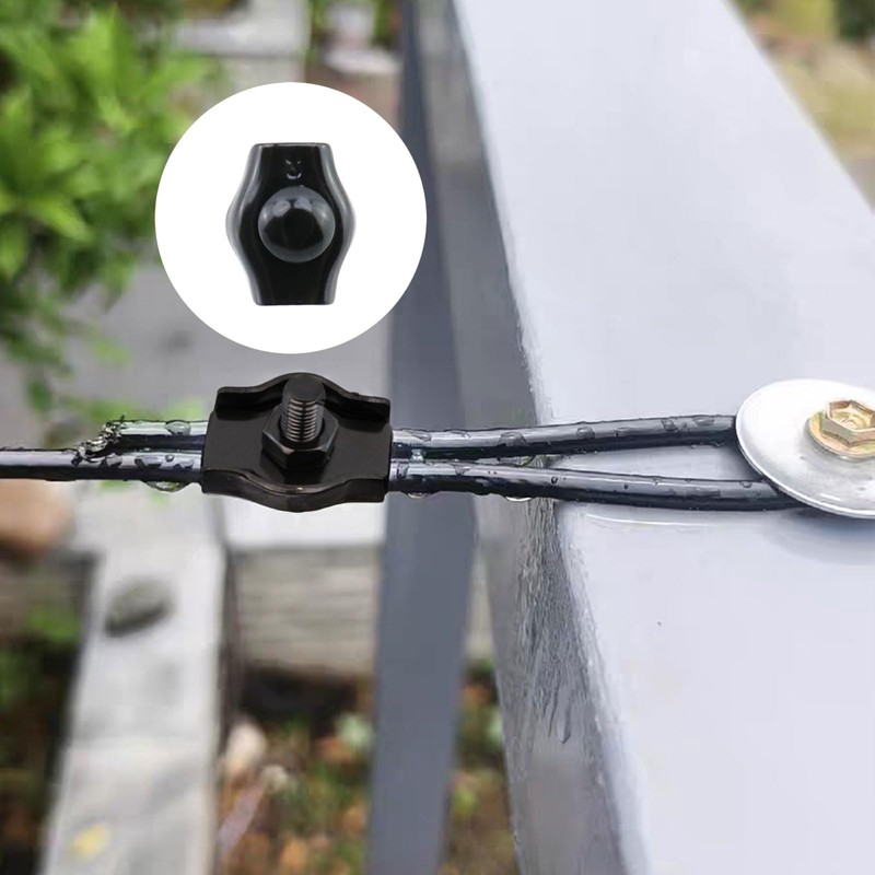 Antrader M3 Simplex Single Bolt Wire Rope Clips and M3