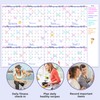 Large Dry Erase Calendar for Wall – Undated Yearly Wall